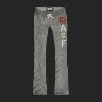 dames abercrombie sweatpants wit lace-up af grijs Mooie Prijs x0s83256